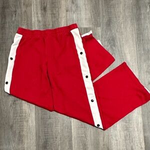 💞 Women’s Size Small Red & White Almost Famous Sweat Pants